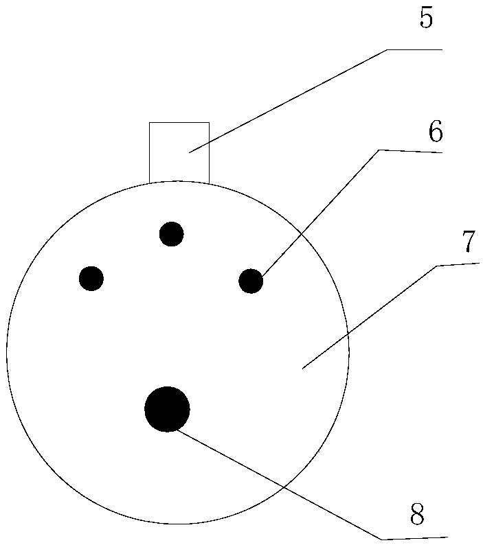 Tooth cleaning device and tooth cleaner with anti-splashing and camera-shooting functions