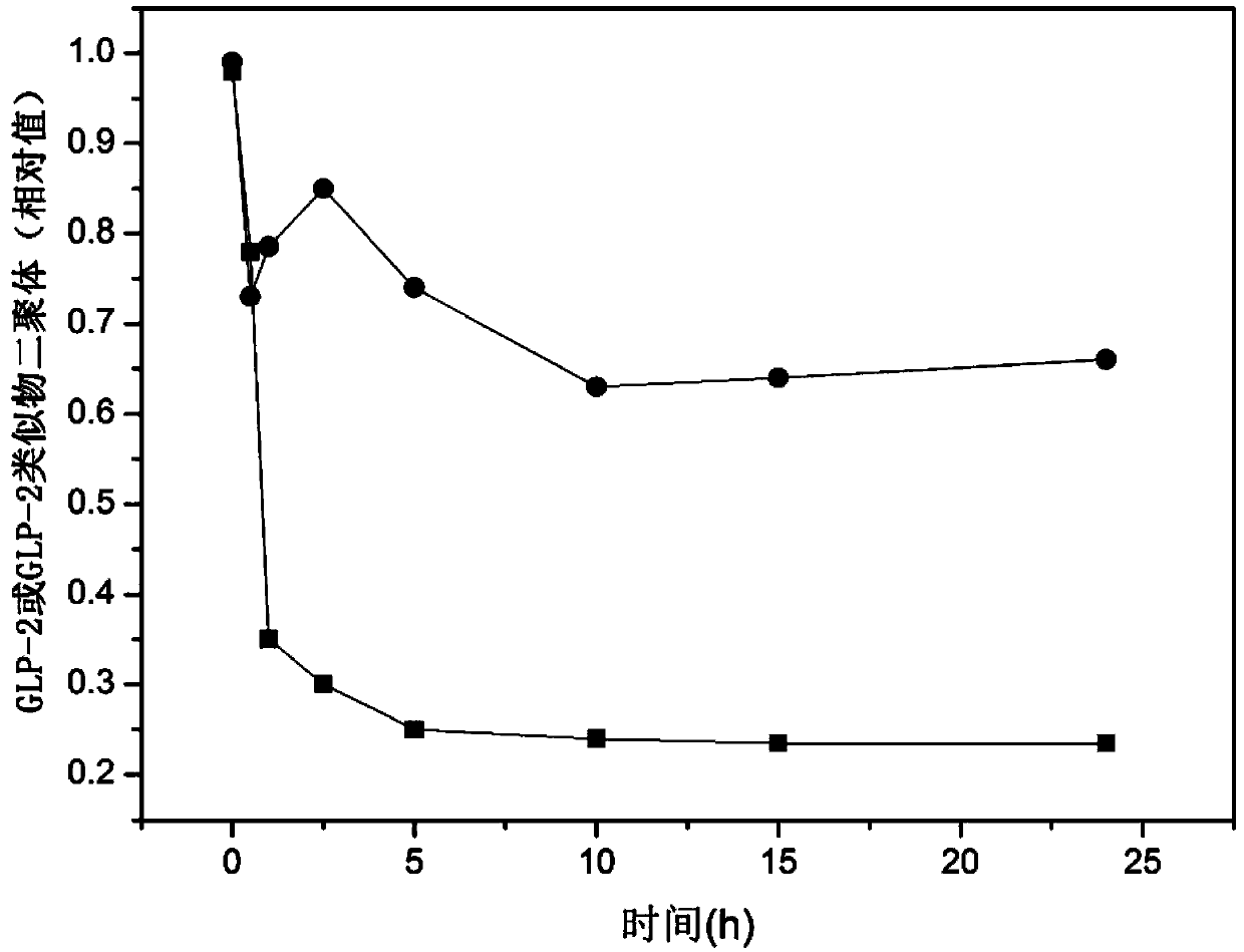 Glucagon-like peptide-2 analogue dimer, preparation method and application thereof