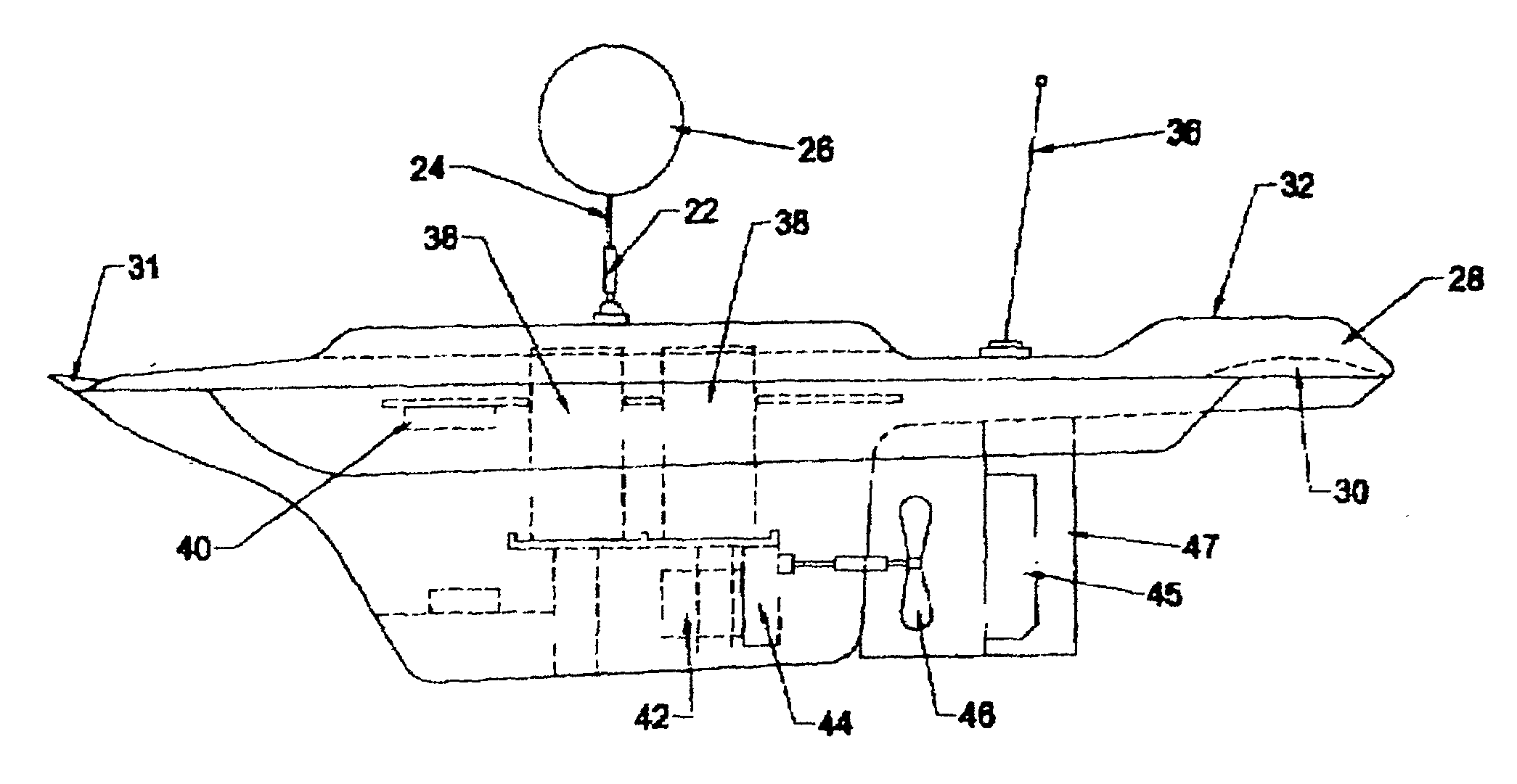 Radio controlled boat