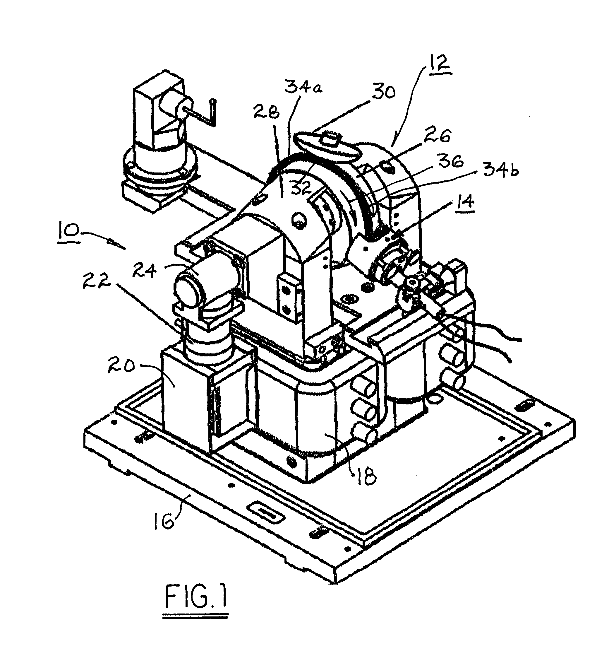 System for magnetorheological finishing of substrates