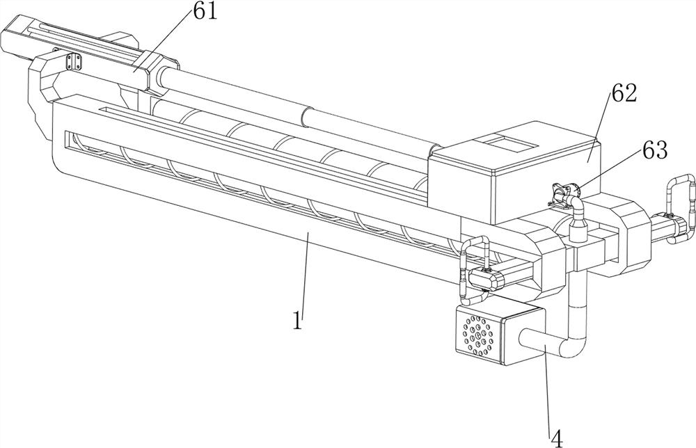 Wet dust removal equipment for industrial waste gas dust