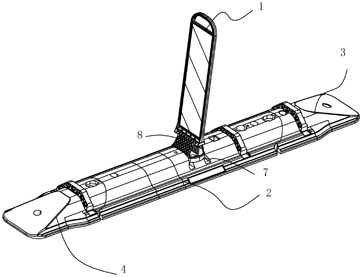 A kind of isolation belt and its processing technology