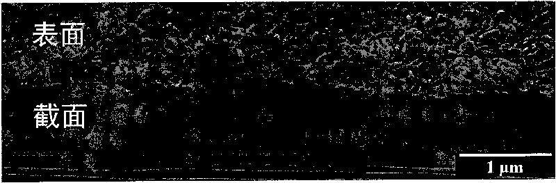 Method for preparing polymer film with continuous nanometer pore channels