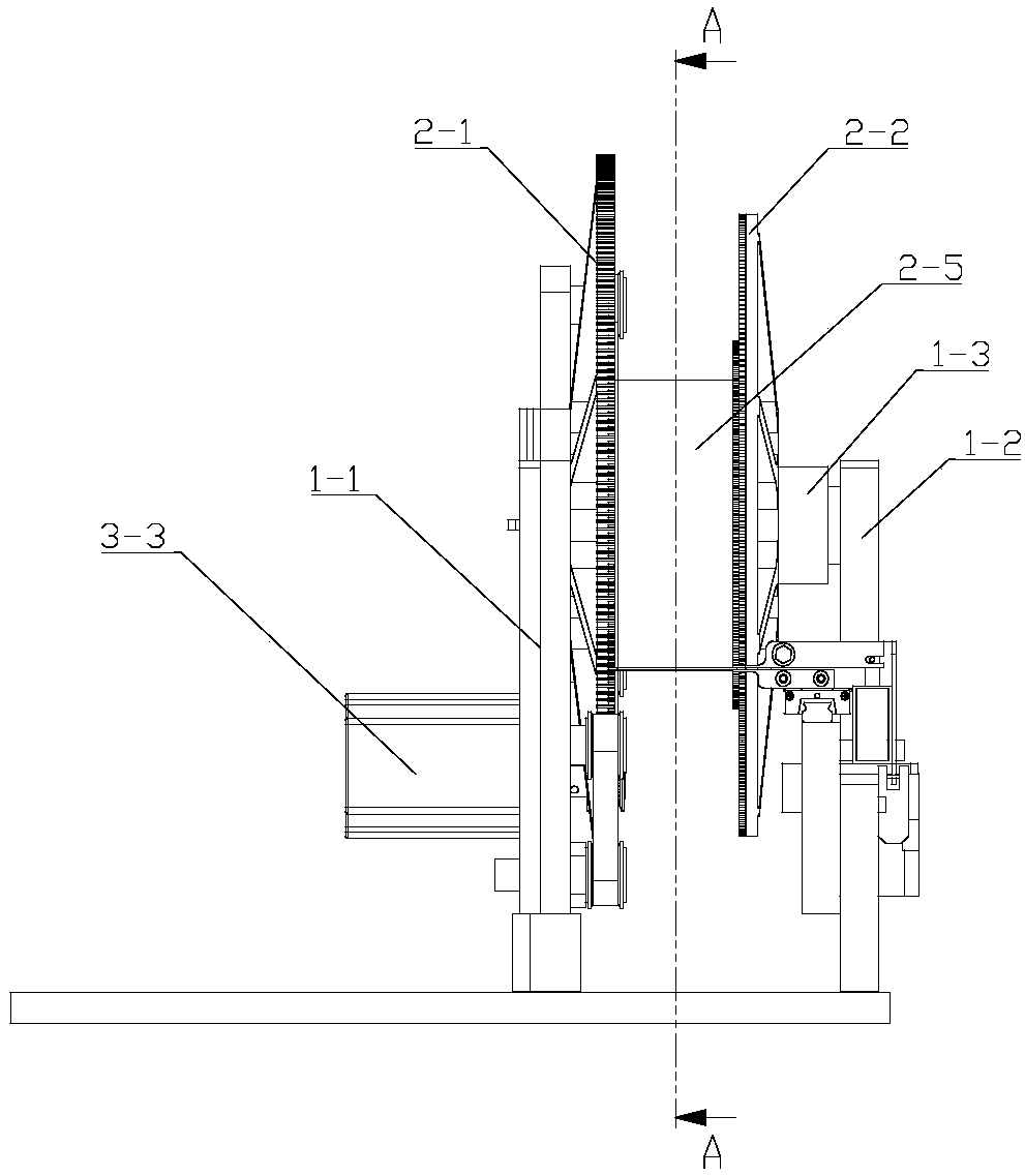 Card storing and taking mechanism, and card storage device including the same