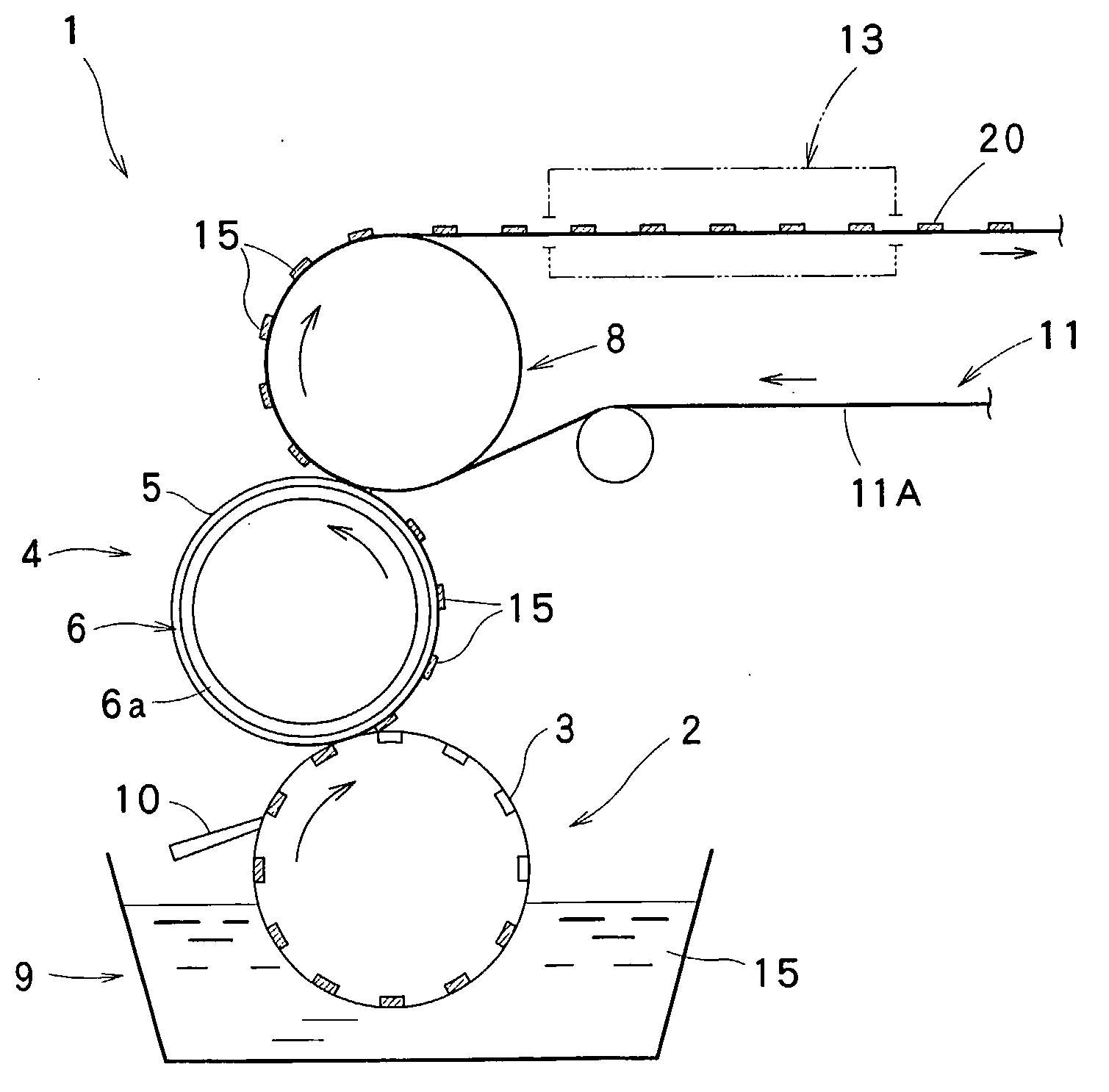 Method for luminescent layer formation and organic electroluminescent device