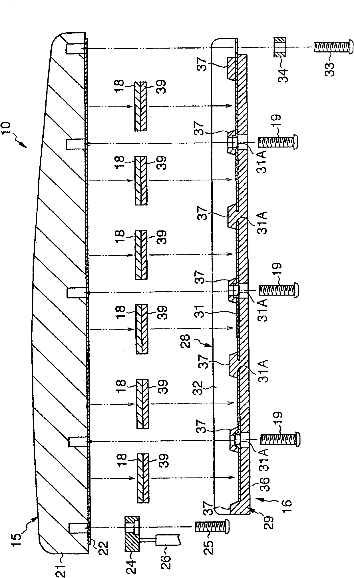 Pickup unit of electric stringed instrument