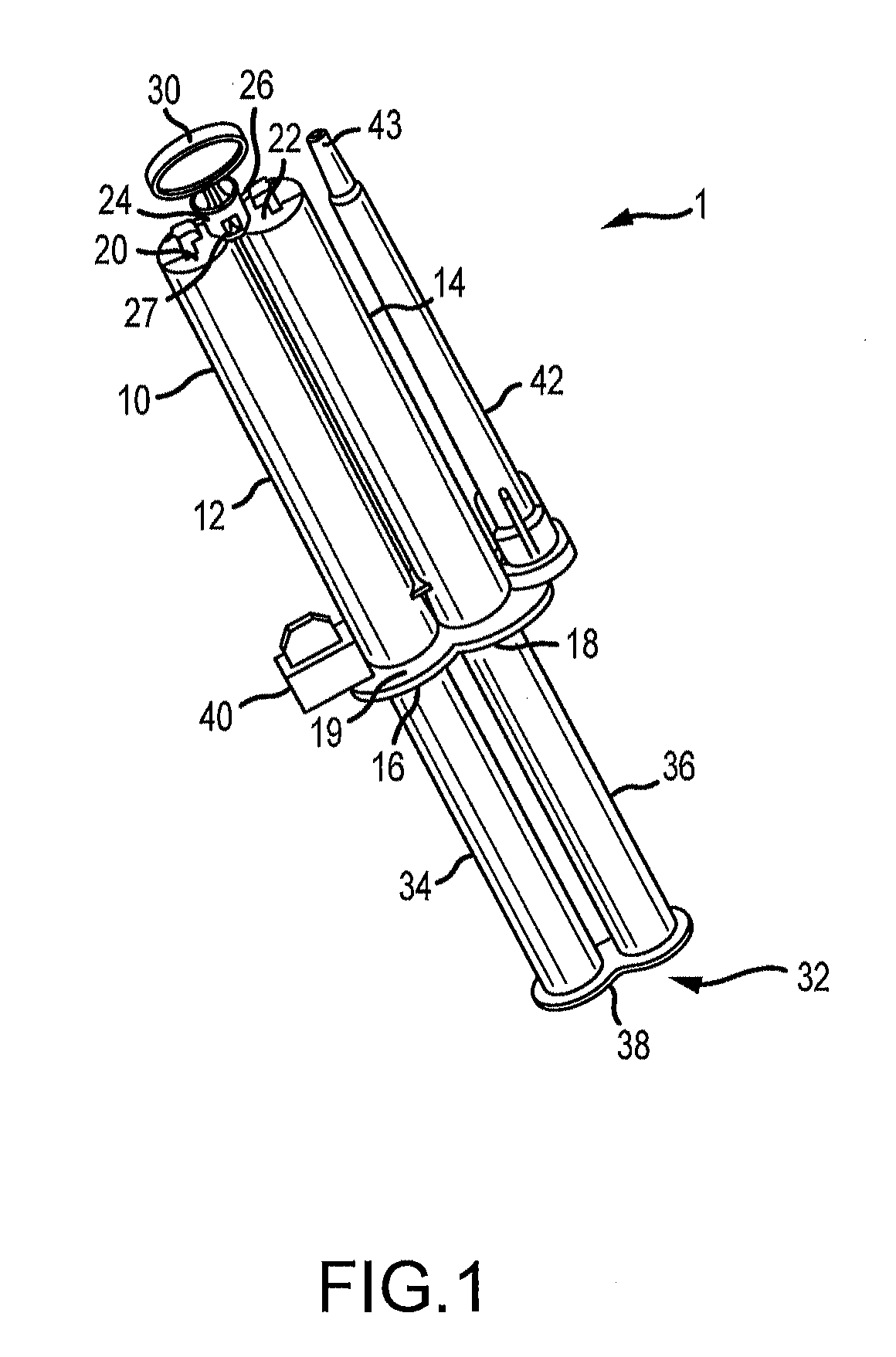 Syringe with piston assembly