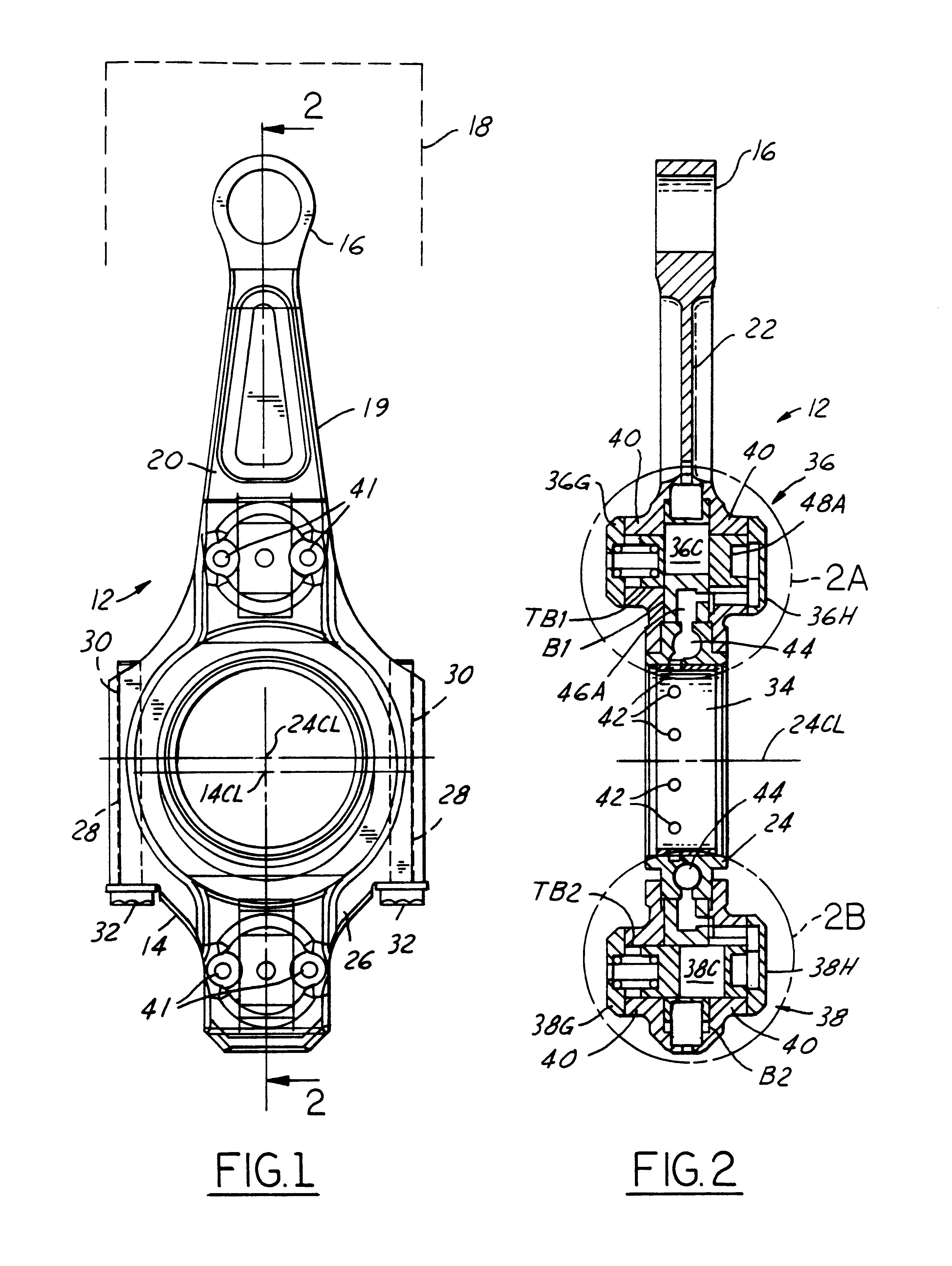 Variable compression ratio connecting rod locking mechanism I