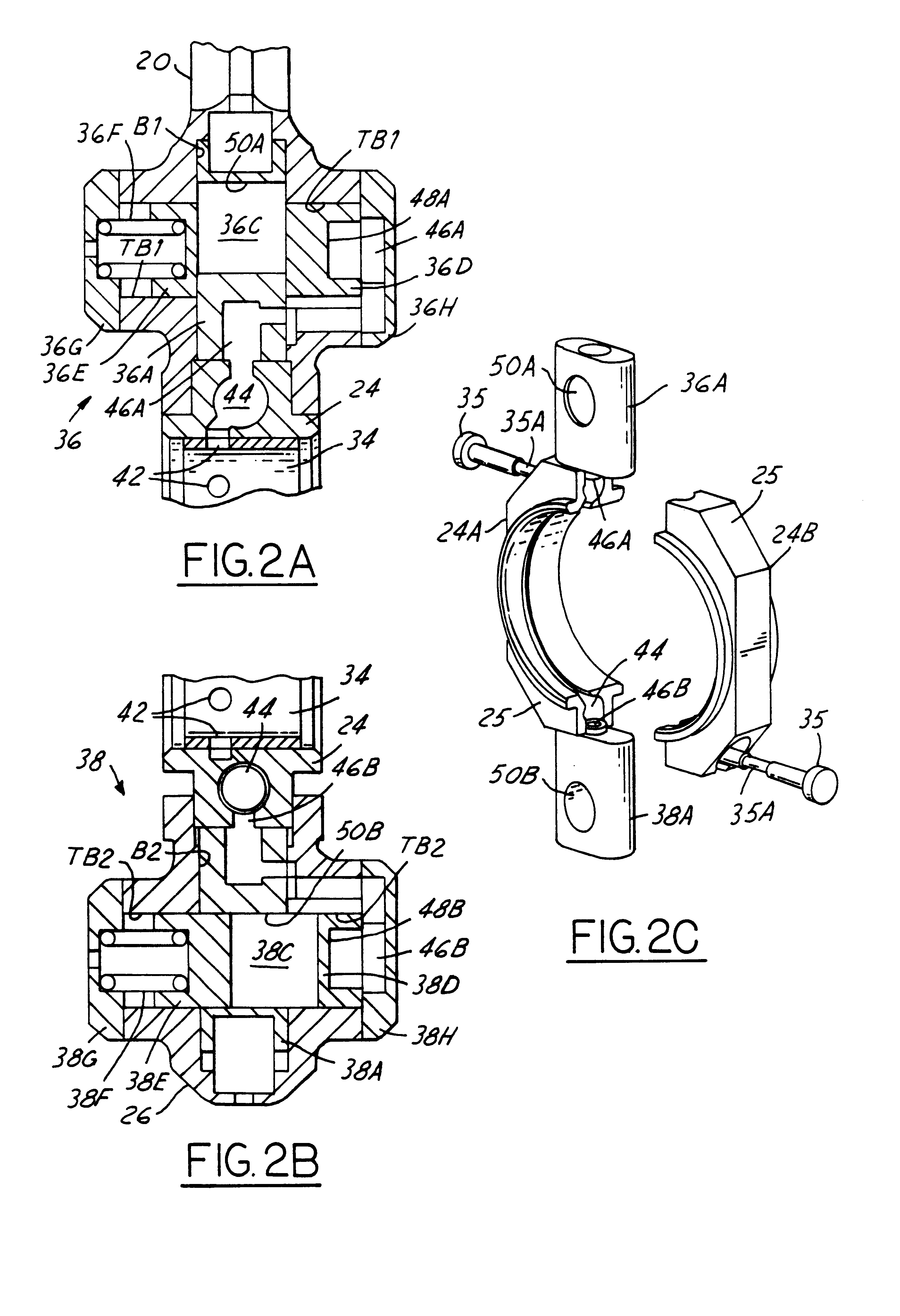 Variable compression ratio connecting rod locking mechanism I