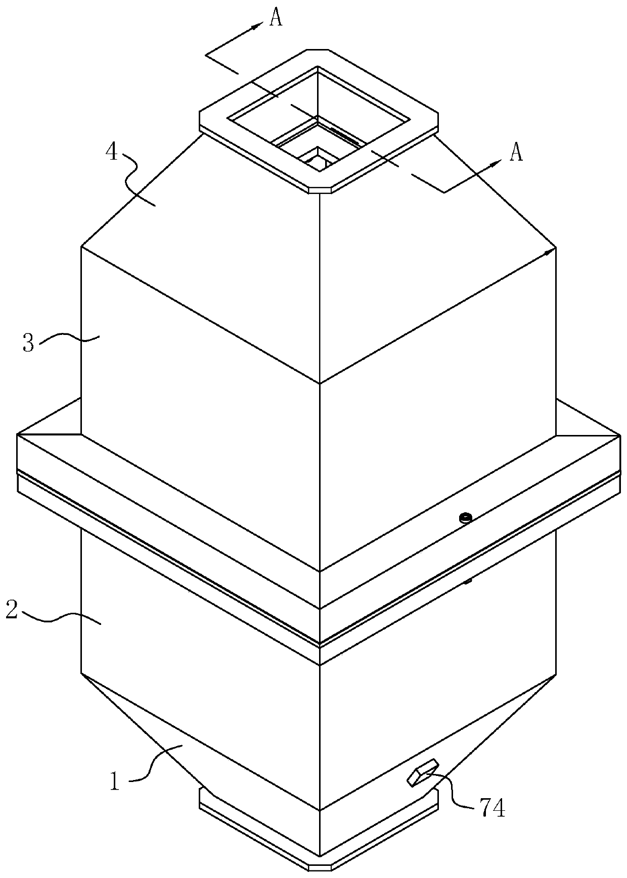 Chemical defense filtering absorber