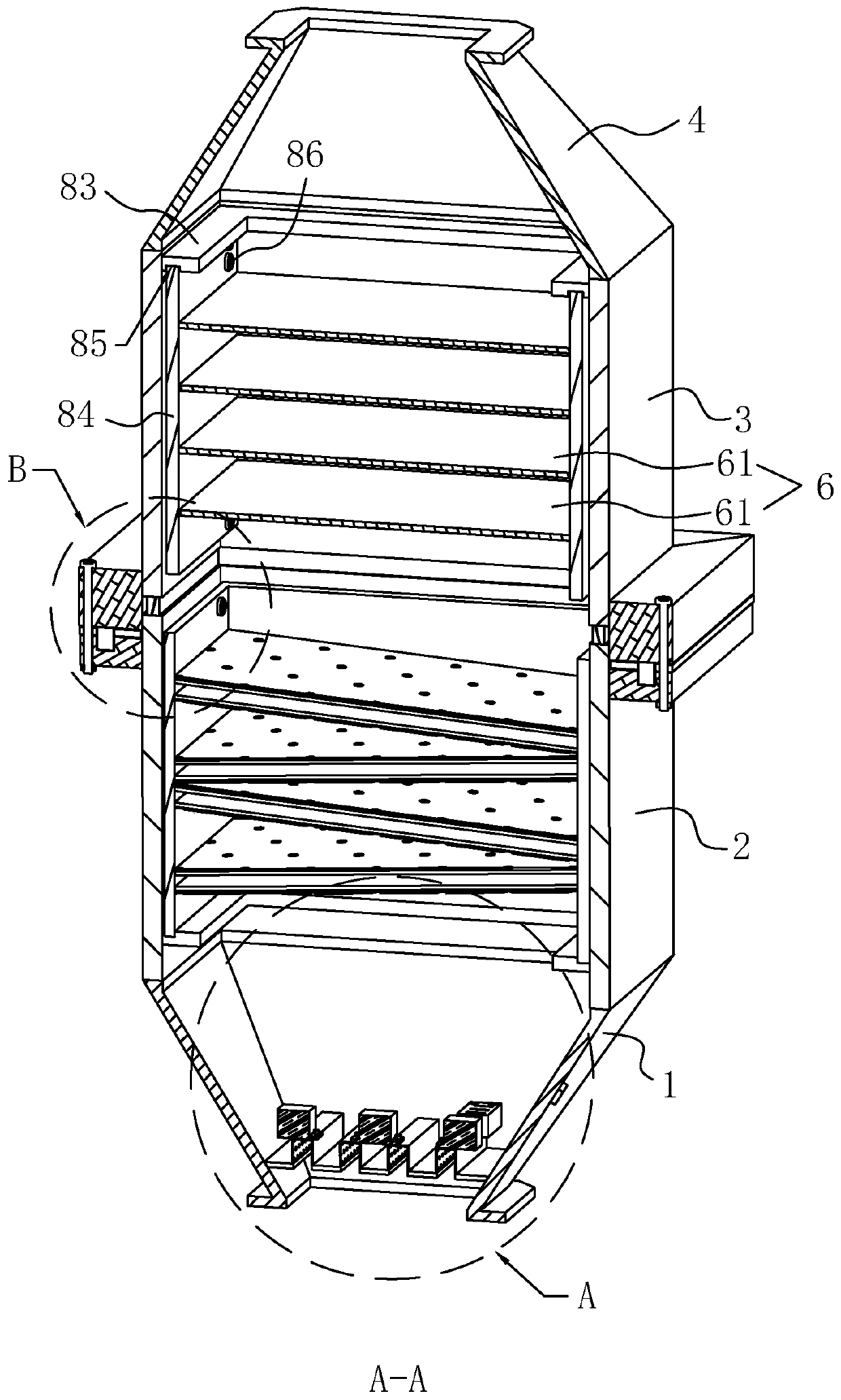 Chemical defense filtering absorber