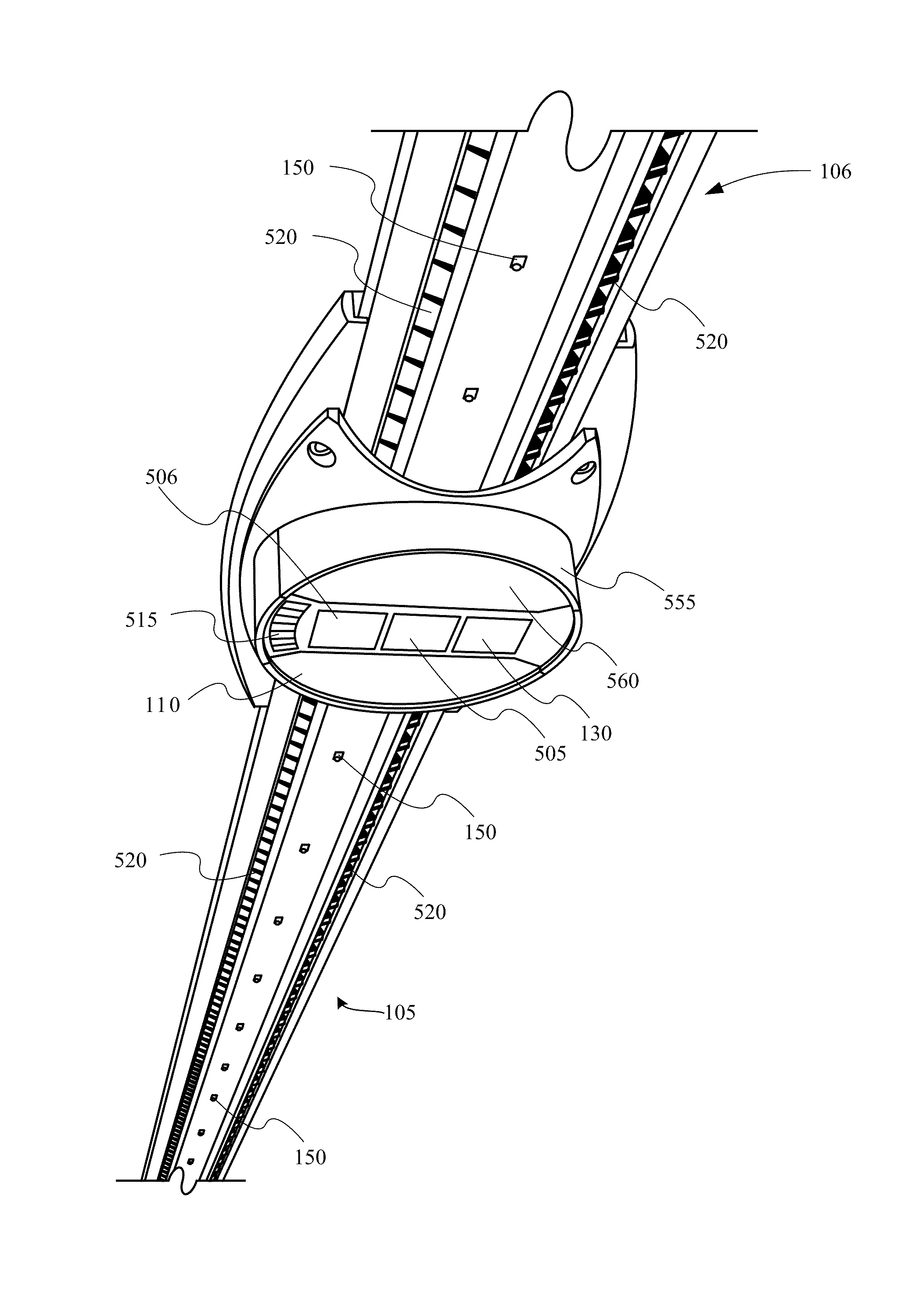 Slidable luminaire connectors