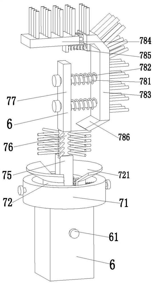 A medical glass bottle scrubbing device and scrubbing method