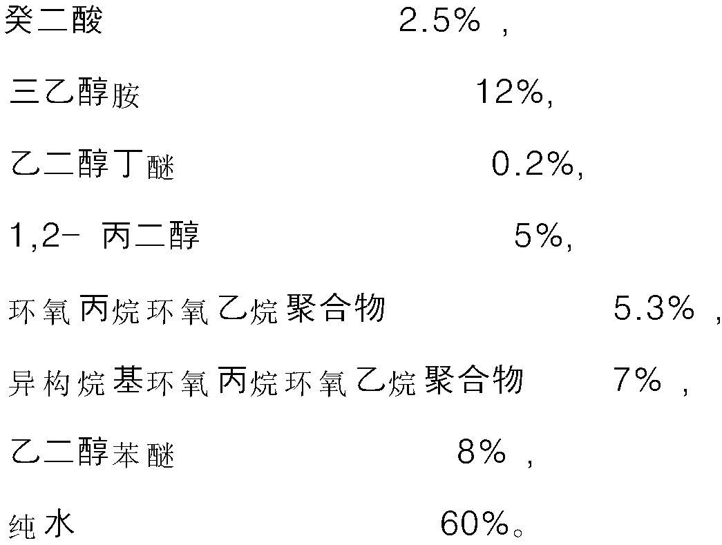 Cleaning agent for surface treatment on flexible circuit board