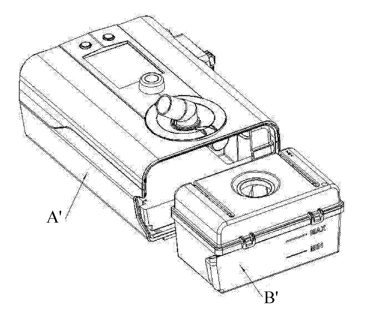 Portable breathing machine