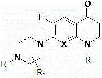 A kind of 3,3'-methylene-bisfluoroquinolone derivative of chiral oxazinoquinoline ring and its preparation method and application