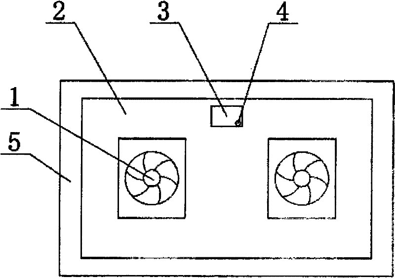 Automatic dedusting air conditioner outdoor unit