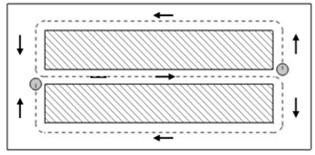 A method for crushing an oxide film on the surface of an aluminum alloy