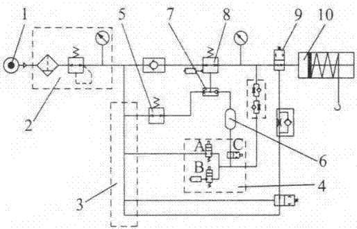 Full-process suspension pneumatic balancer control system