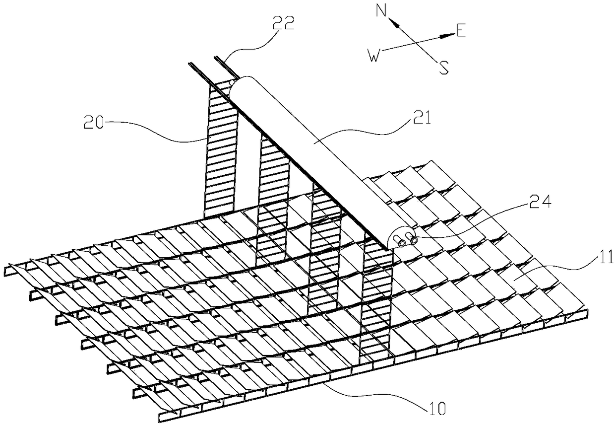 Movable solar heat collection linear receiver and method of use