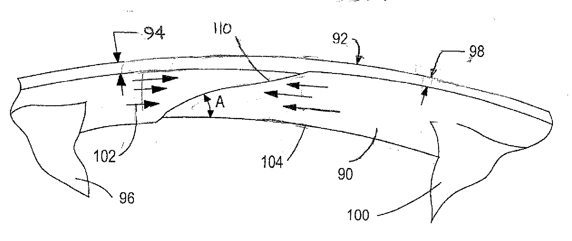 Plastic fans having improved fan ring weld line strength