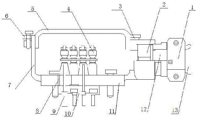 Explosion-proof motor connection box equipment