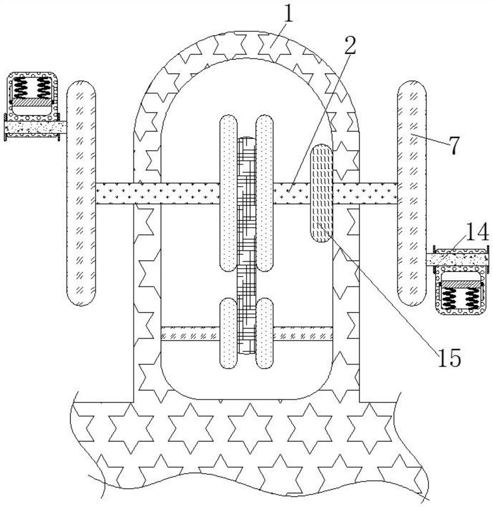 Efficient leg rehabilitation training device for neurological nursing