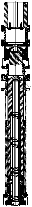 A kind of pqf continuous rolling mill connecting shaft and its roll changing method