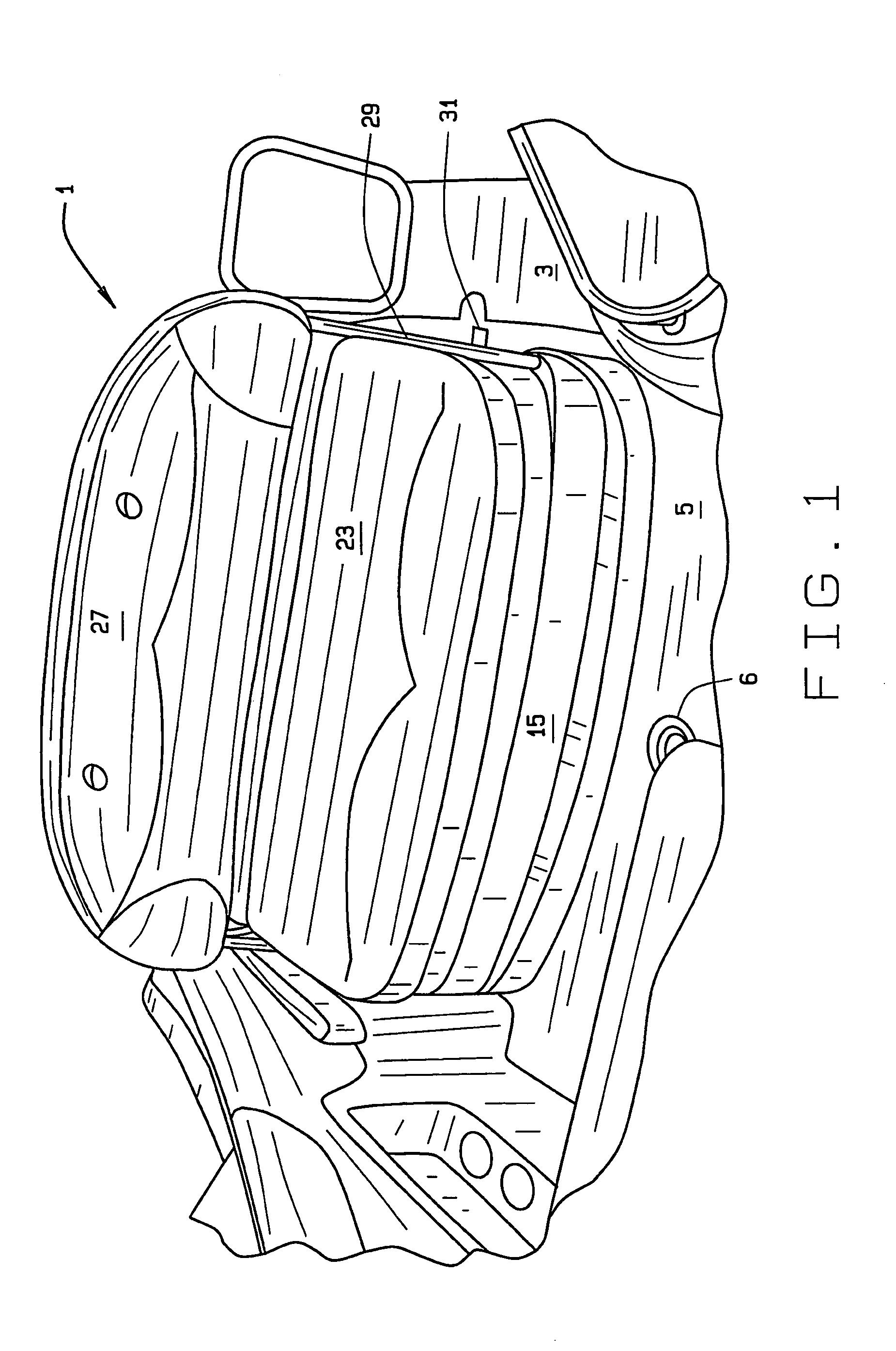 Hatch assembly with seat and storage bin