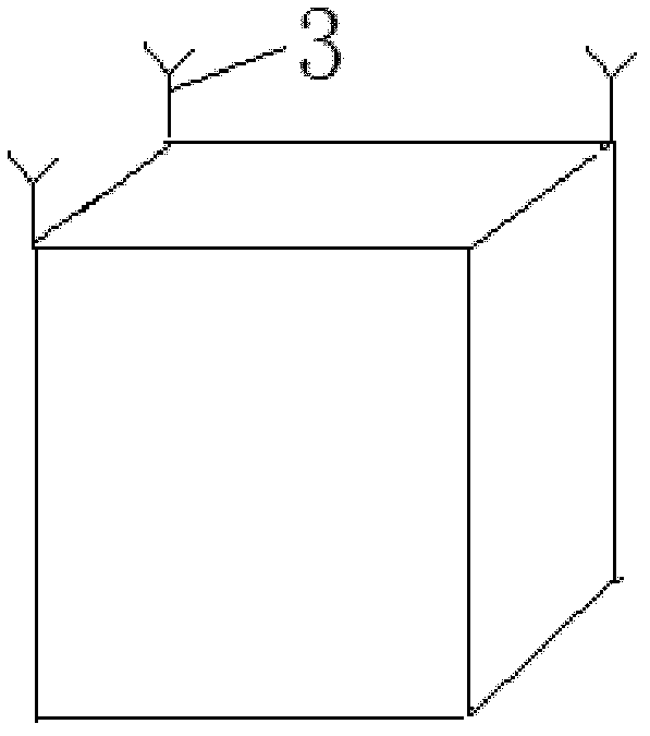 Device for automatic monitoring of inclination of power transmission tower based on GNSS