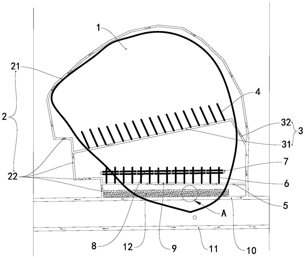 Landslide mass reinforcing method