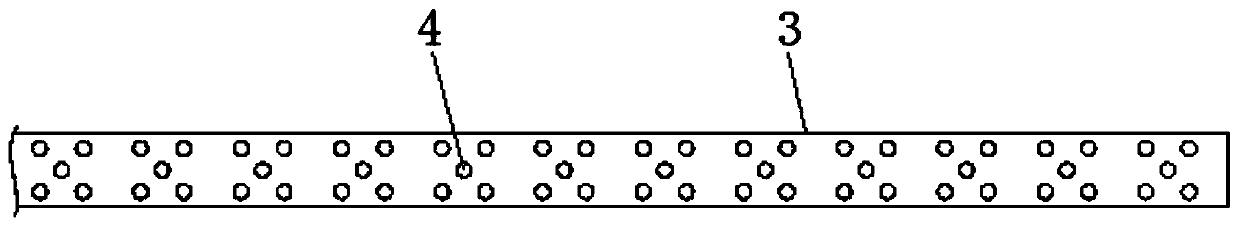 Hot-air temperature increasing and humidity reducing device for greenhouse