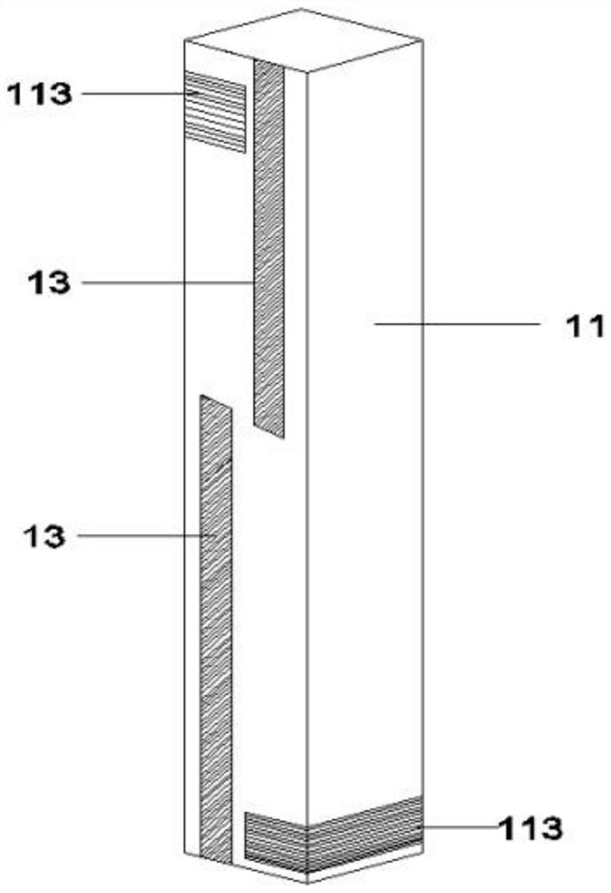 Construction structure for slope monitoring and protection