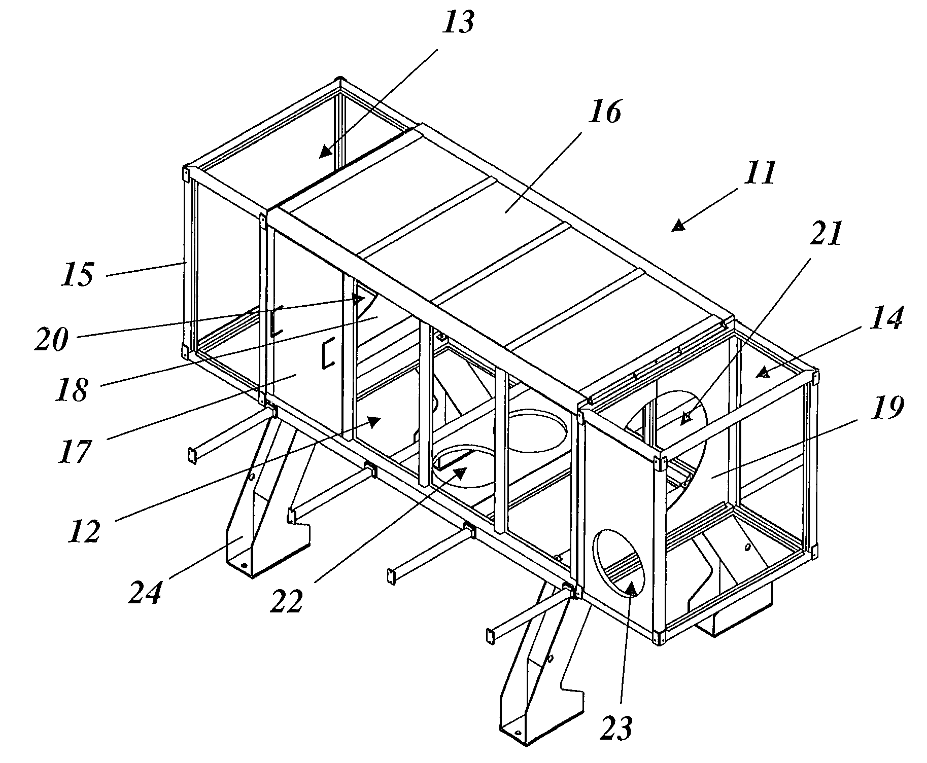 Method for testing the thermally induced unbalance of a rotating machine part, in particular the rotor of a turbogenerator, and device for carrying out the method