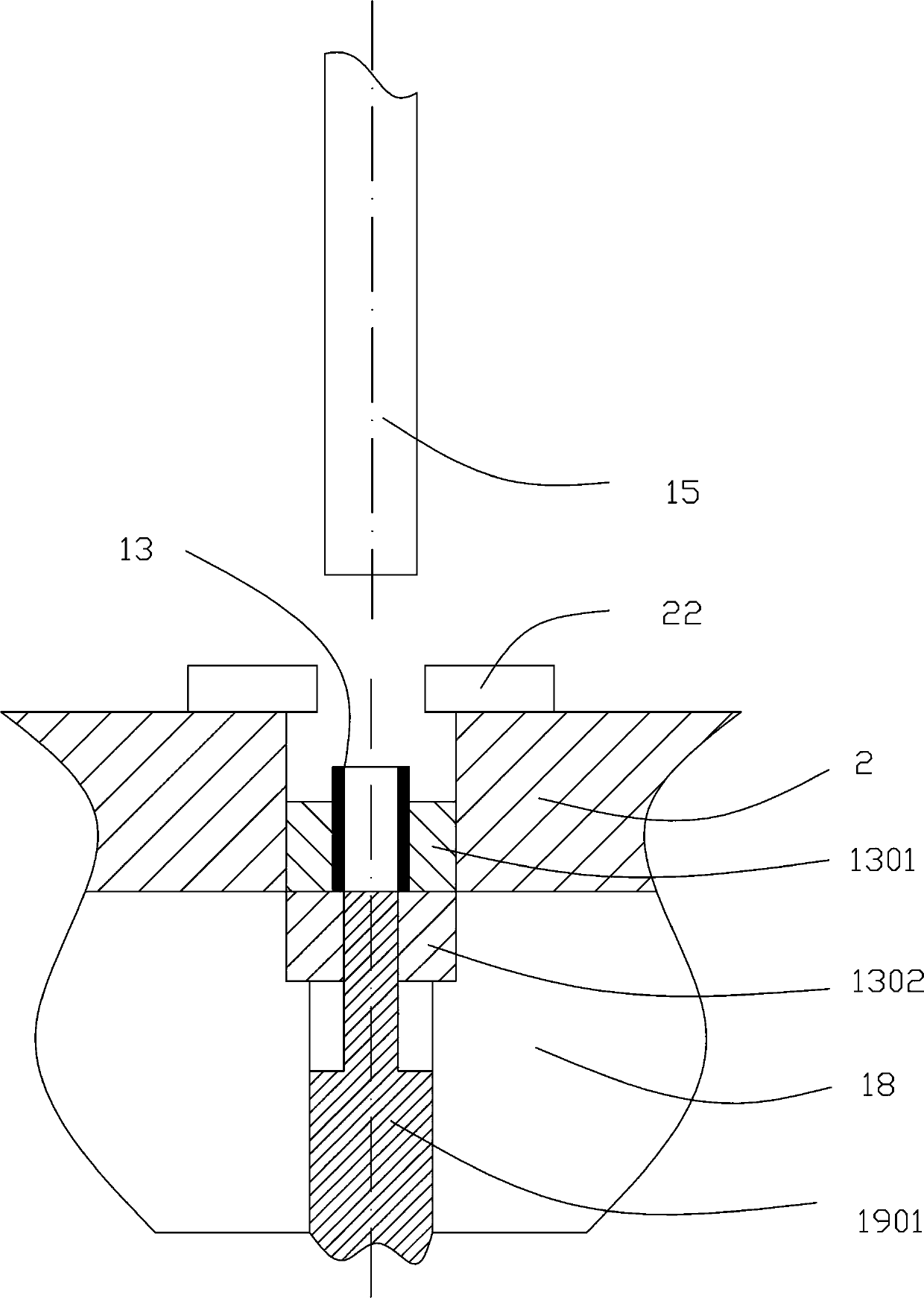 Air conditioner connecting pipe punching machine