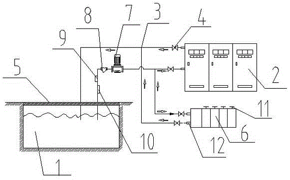 Contrast open-type water circulation system