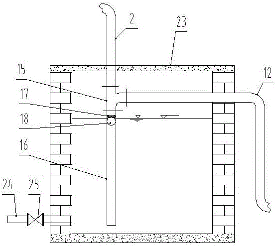 Household separate rainwater collecting and processing device and method for drought regions