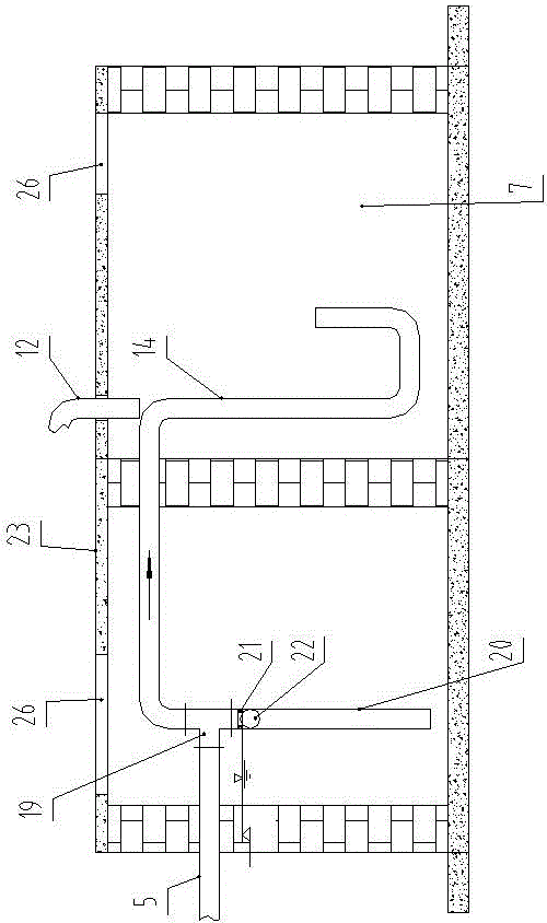 Household separate rainwater collecting and processing device and method for drought regions