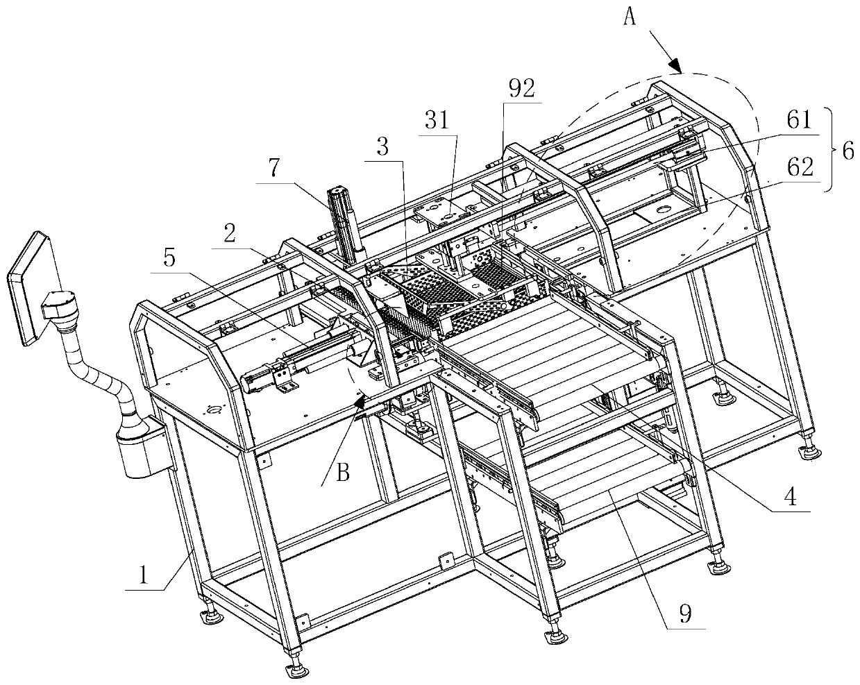 Ampoule bottle tray filling machine and tray filling method thereof