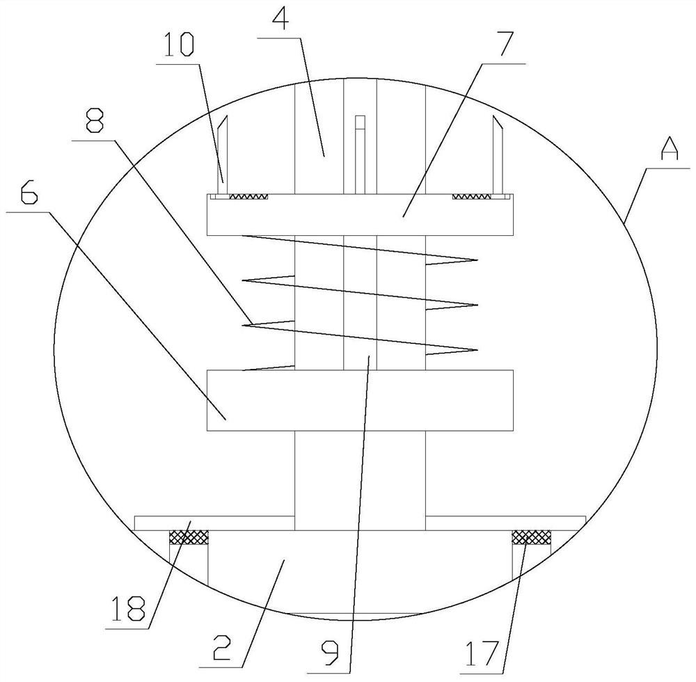 Filter screen cylinder cleaning device for hydraulic equipment