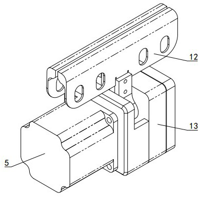 Glove taking-off device