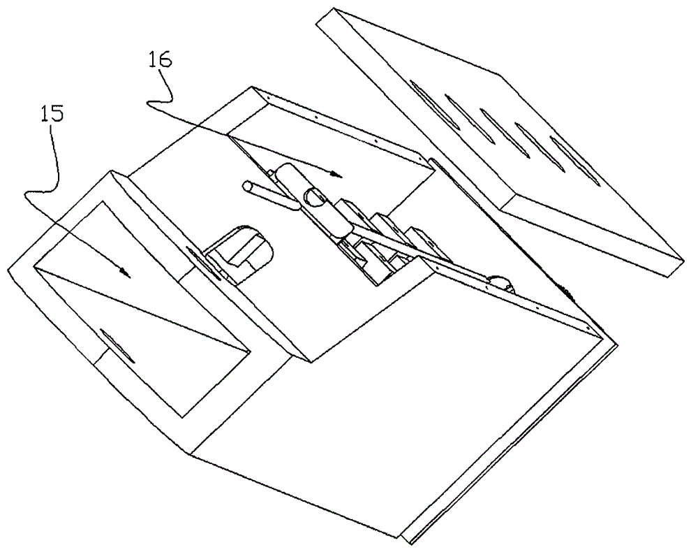 Overhanging sensor support