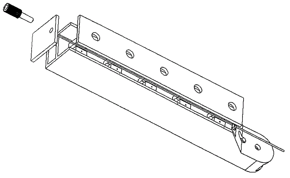 Overhanging sensor support