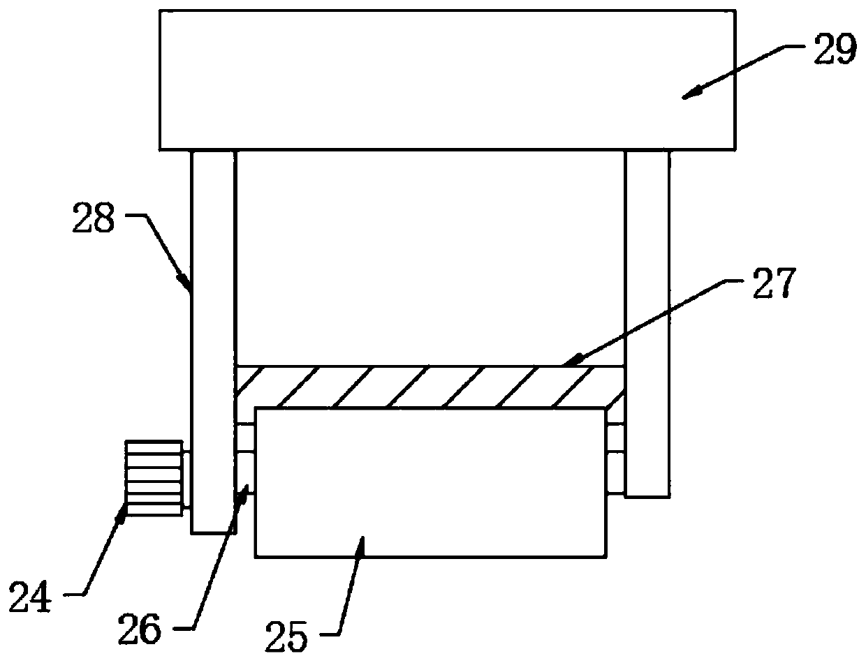 Garbage compression device for garbage salvage ship