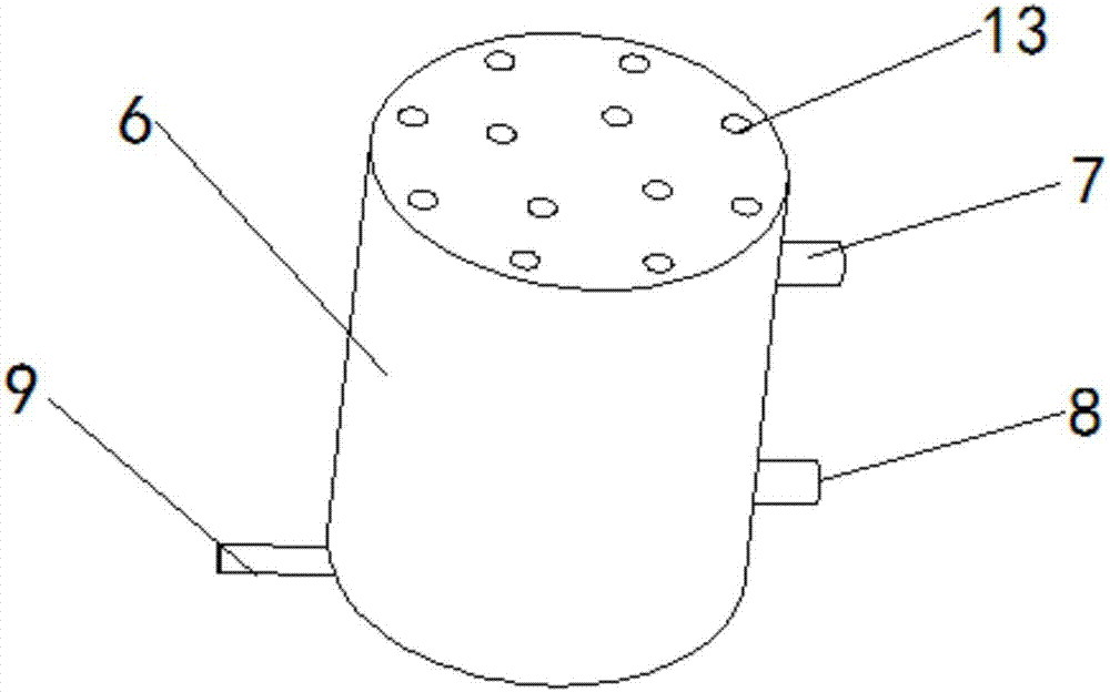 Fermented grain distilling device