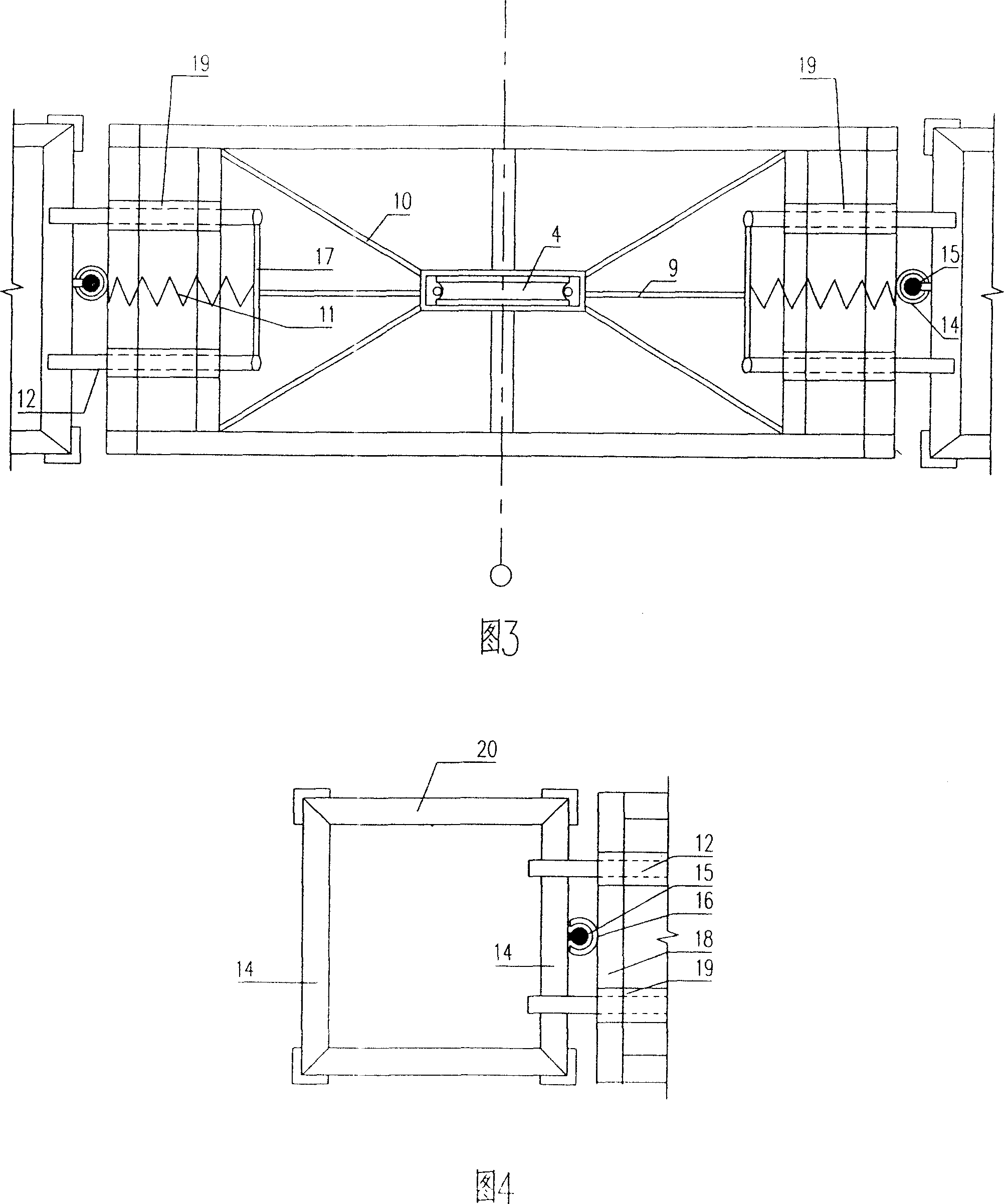 Lift equipment rapid protecting device