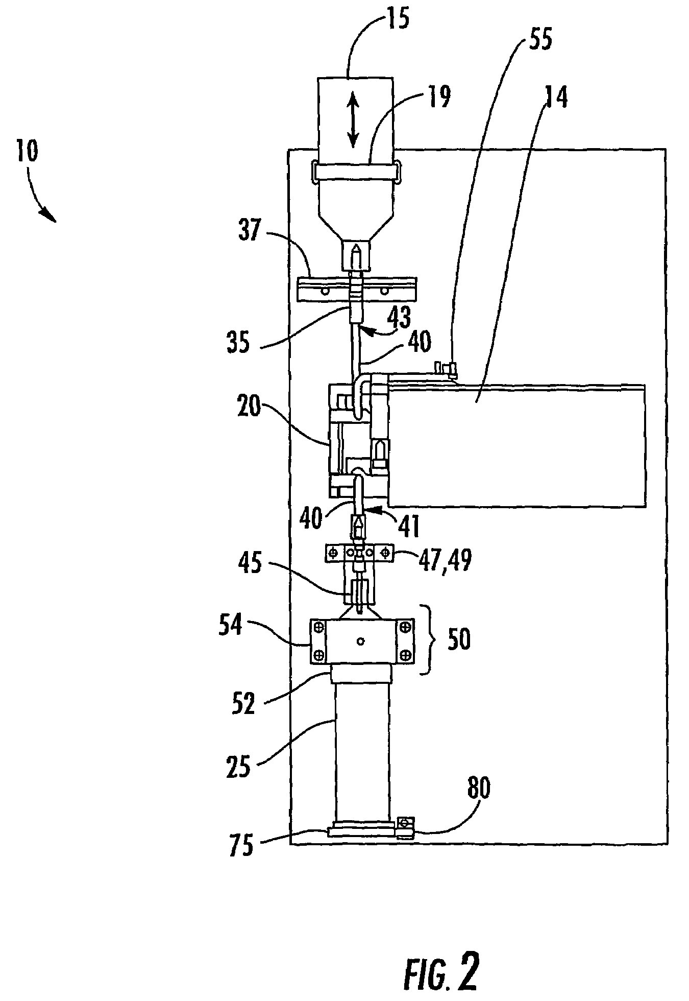 Peristaltic syringe filling station