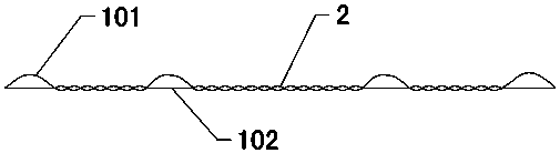 Novel concave-convex three-dimensional fabric and weaving method thereof