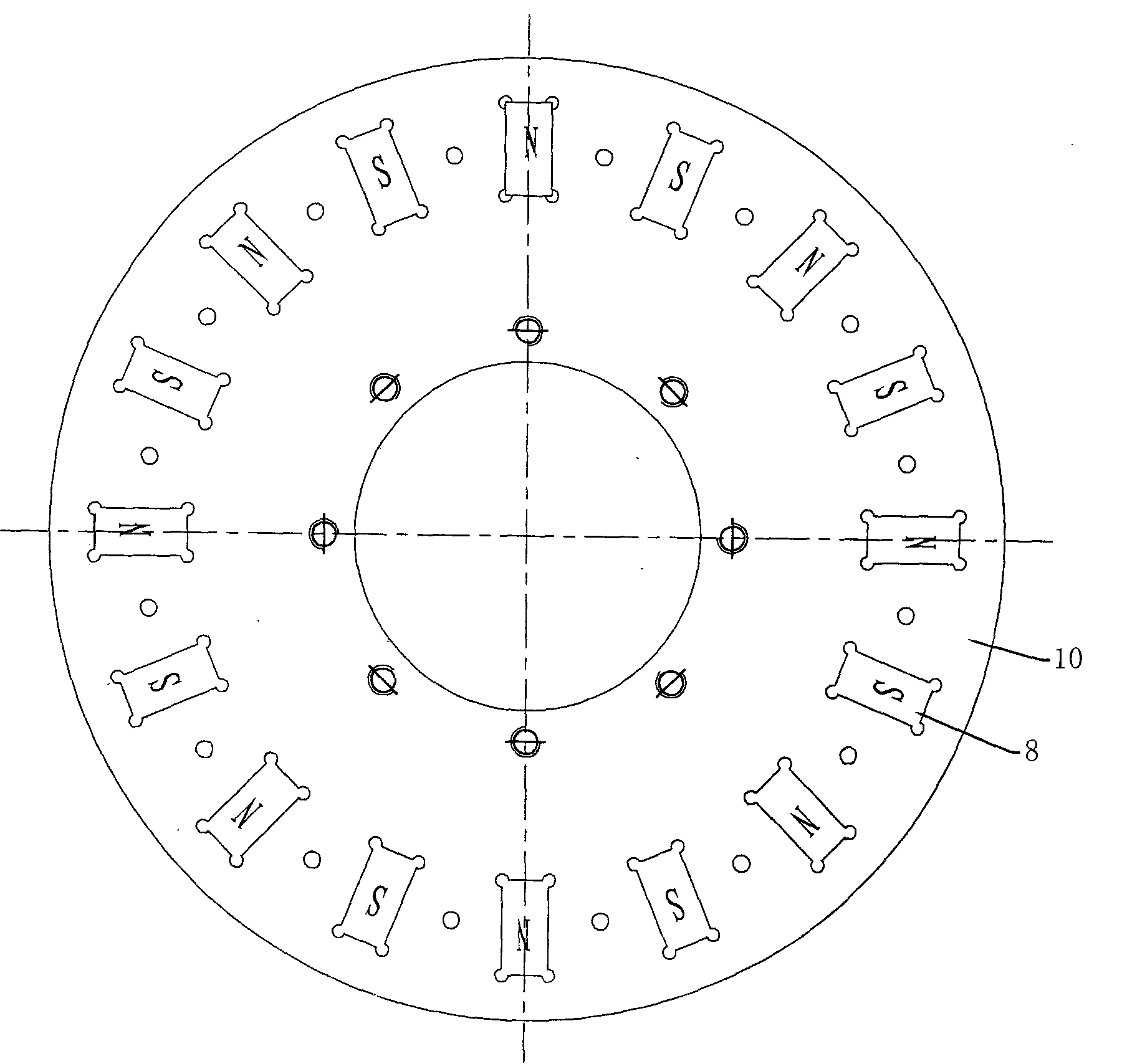 Permanent-magnet speed governor