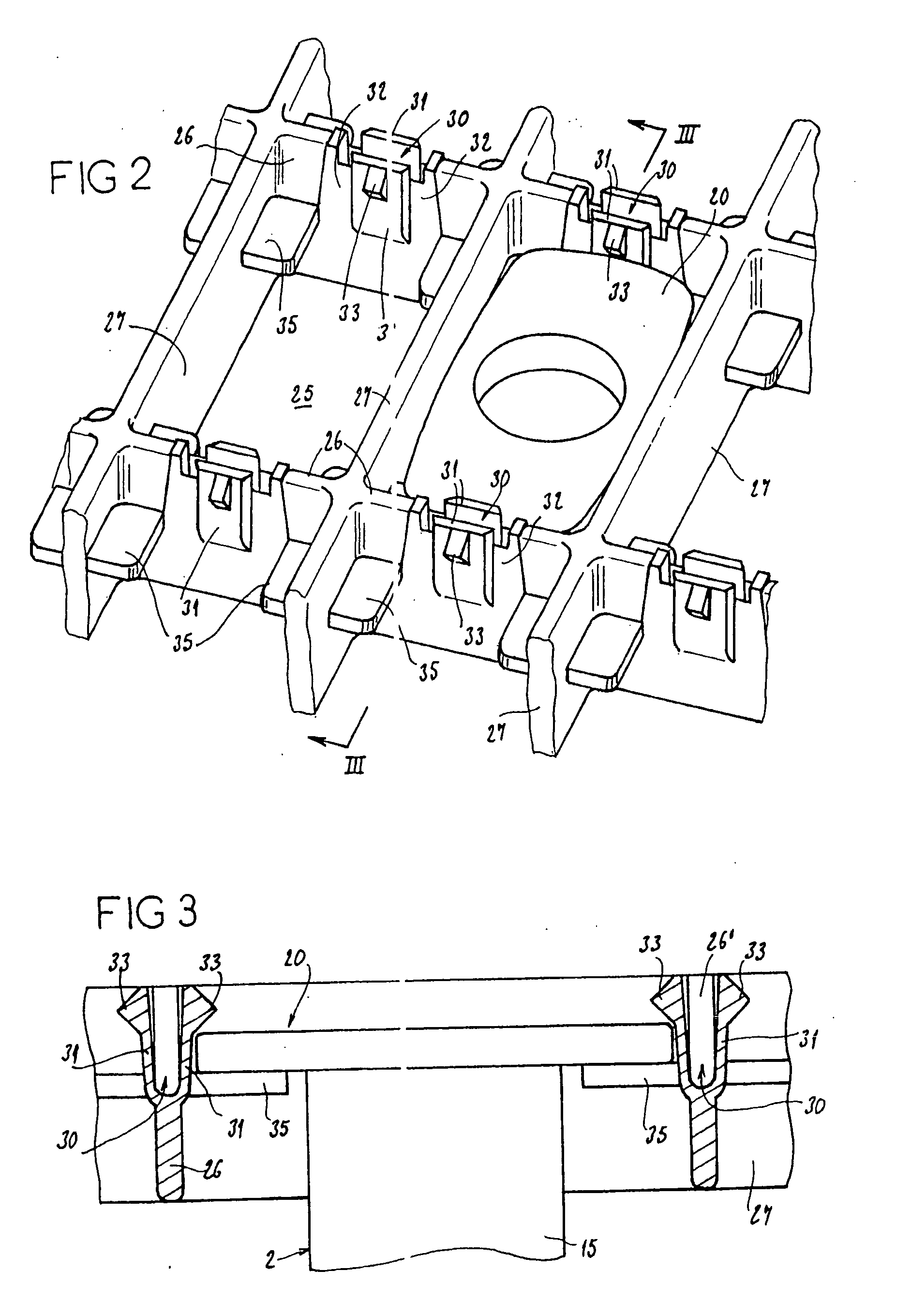 Plate for holding a group of syringe body objects